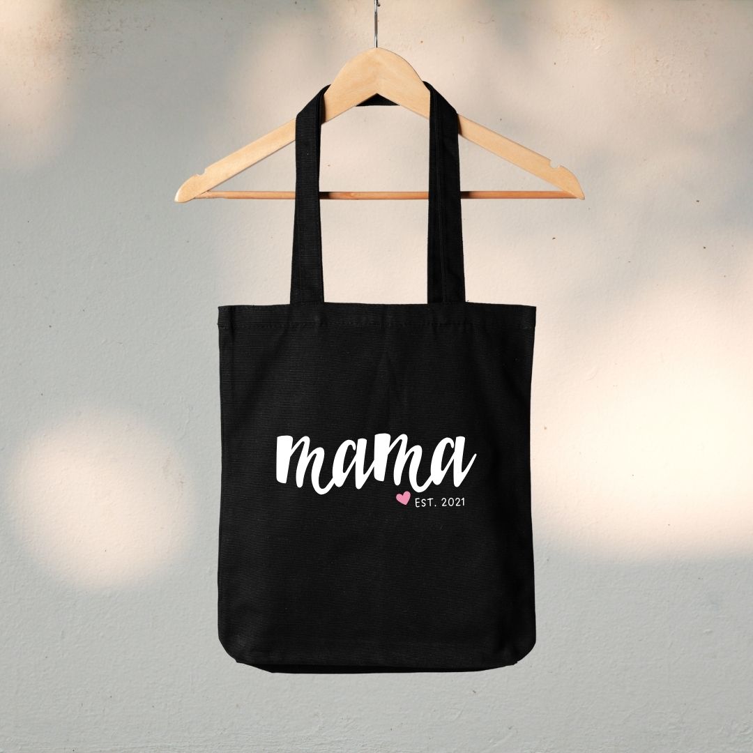 Canvas Tote Bag "Mama" - TinyPrints