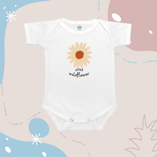 Baby Onesie Romper"Little Wild Flower" - TinyPrints