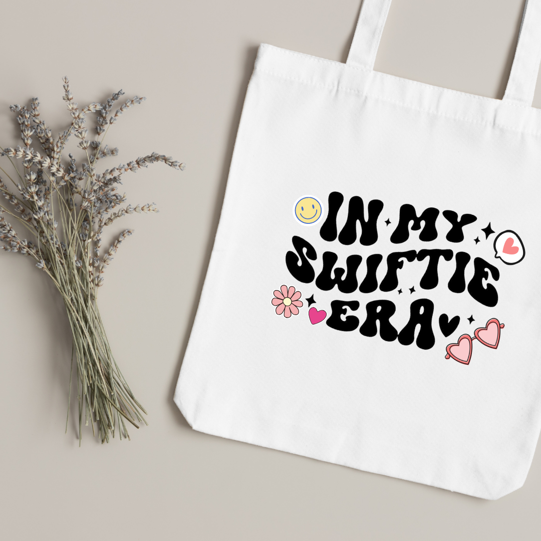 Canvas Tote Bag "In My Swiftie Era" Taylor Swift - TinyPrints