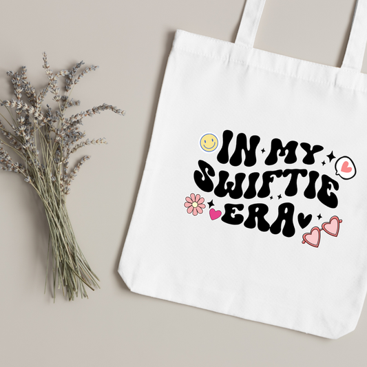 Canvas Tote Bag "In My Swiftie Era" Taylor Swift - TinyPrints