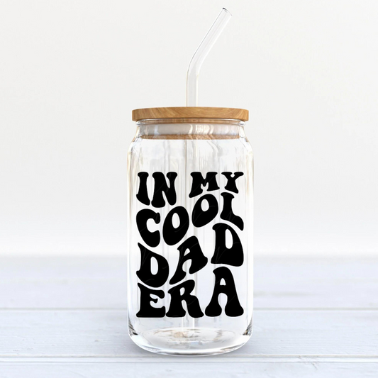 Soda Glass Can "In My Cool Dad Era" - TinyPrints