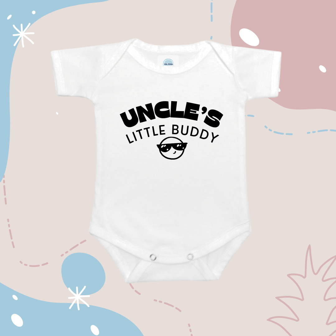 Baby Onesie Romper "Uncle's Little Buddy" - TinyPrints