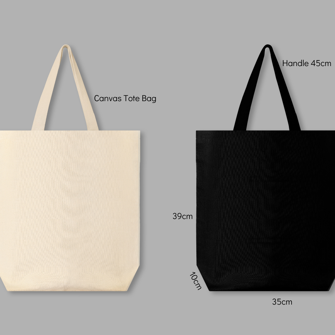 Canvas Tote Bag "Emotional Baggage" - TinyPrints