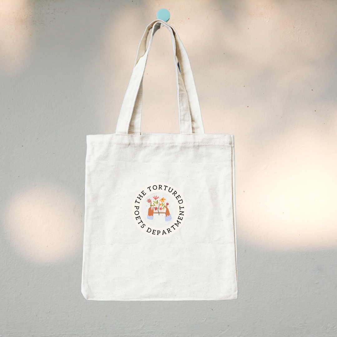 Canvas Tote Bag "The Tortured Poets Department" Taylor Swift - TinyPrints