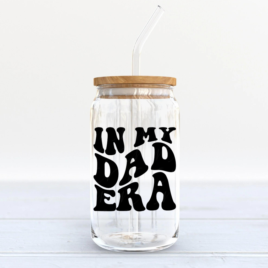 Soda Glass Can "In My Dad Era" - TinyPrints