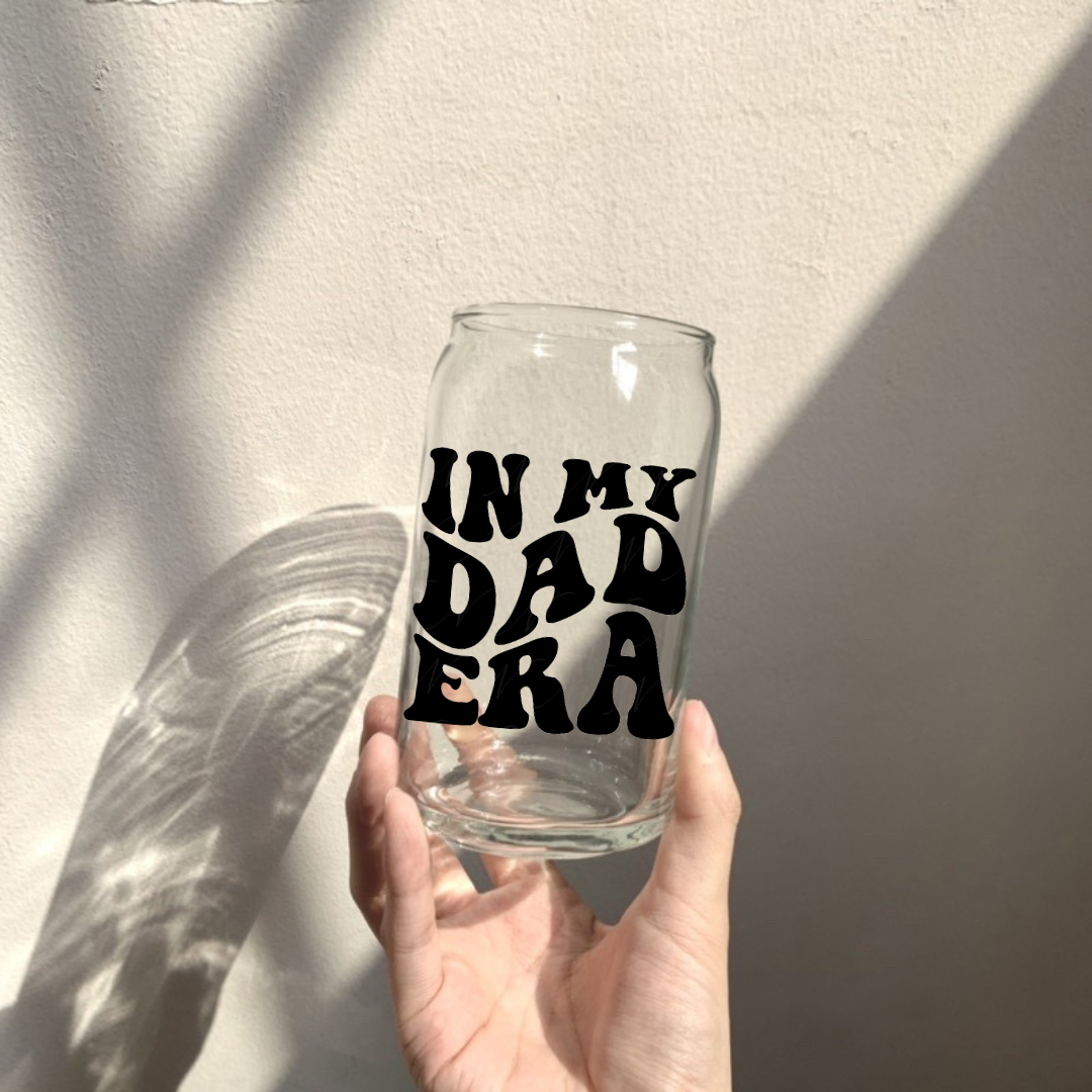 Soda Glass Can "In My Dad Era" - TinyPrints