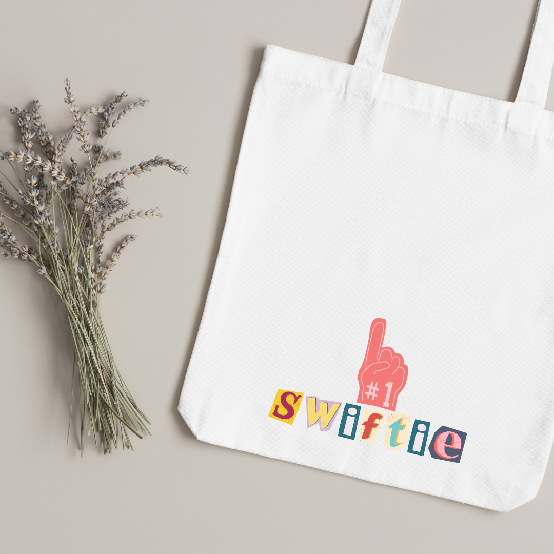 Canvas Tote Bag "#1 Swiftie" Taylor Swift - TinyPrints