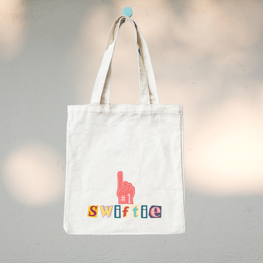 Canvas Tote Bag "#1 Swiftie" Taylor Swift - TinyPrints