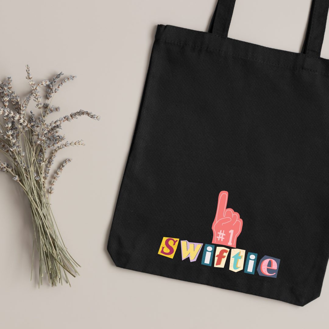 Canvas Tote Bag "#1 Swiftie" Taylor Swift - TinyPrints