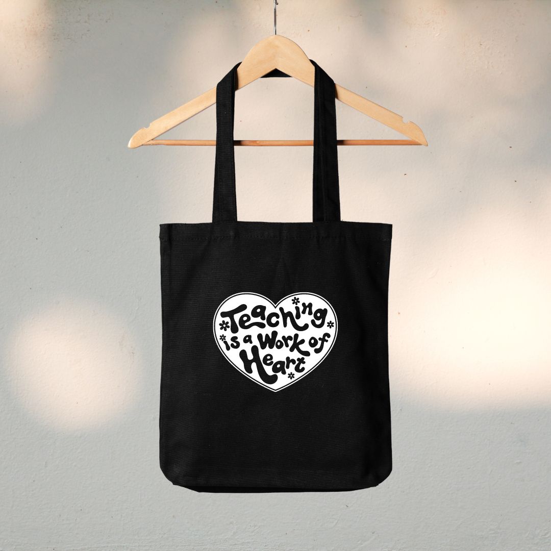 Teacher's Day Collection Canvas Tote Bag - TinyPrints