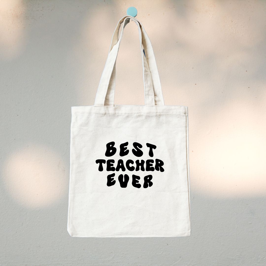 Teacher's Day Collection Canvas Tote Bag - TinyPrints