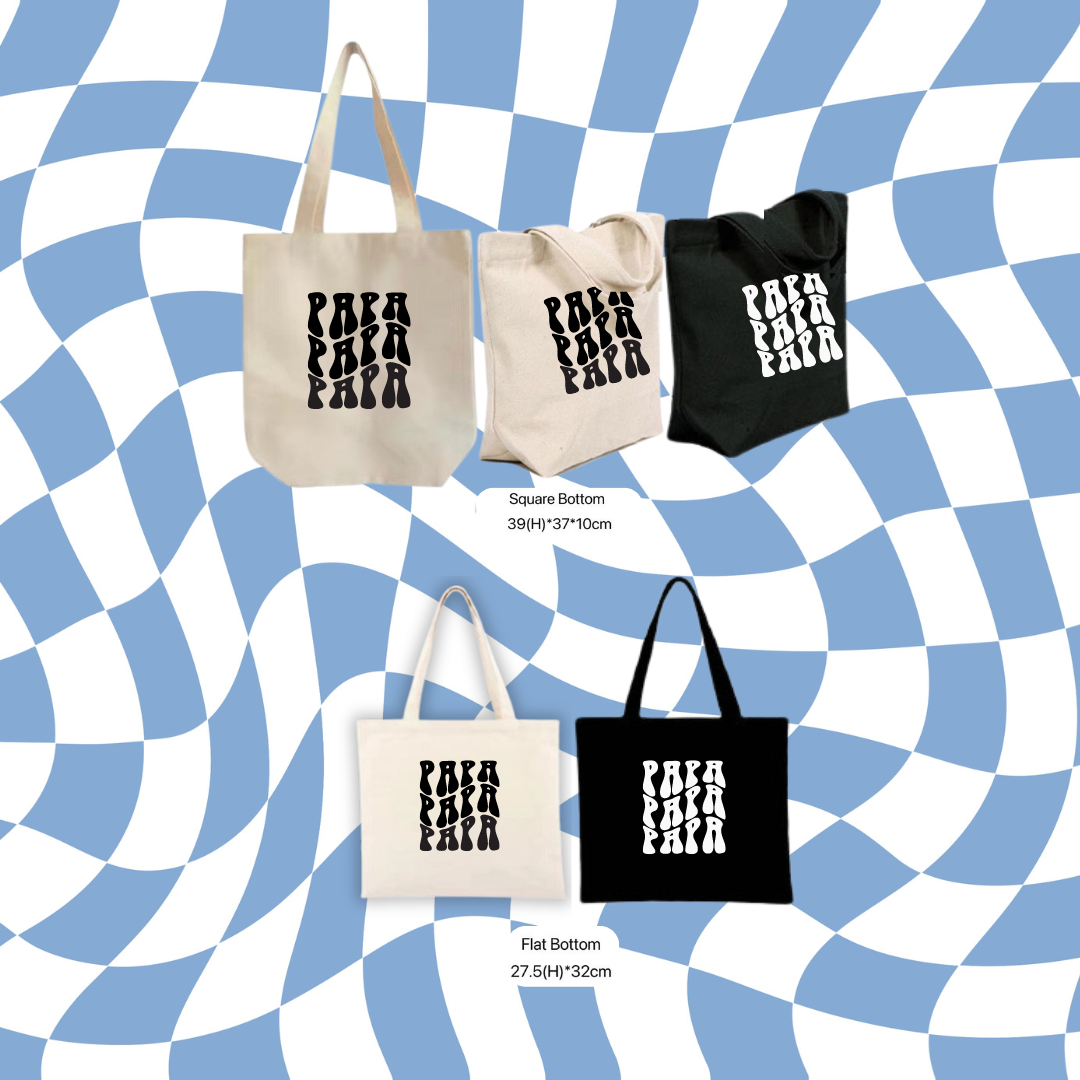 Canvas Tote Bag "Papa" - TinyPrints