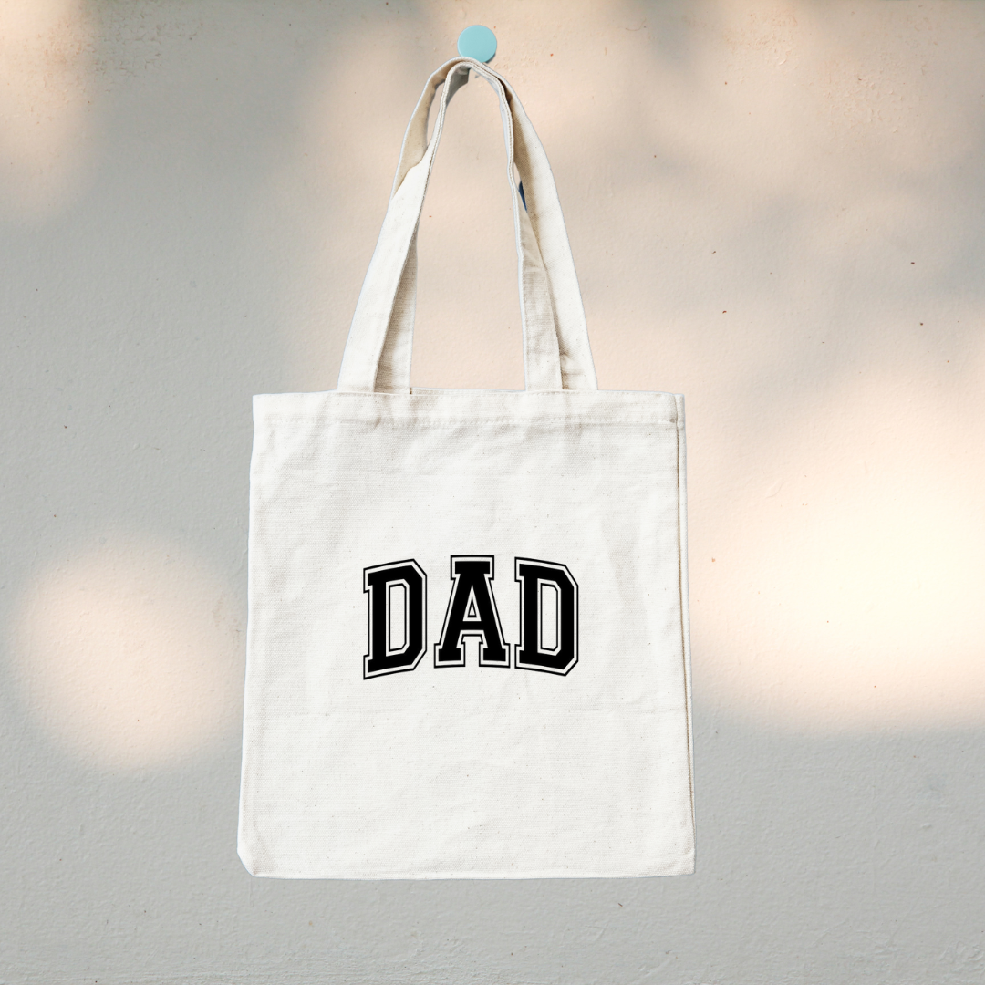 Canvas Tote Bag "DAD" - TinyPrints