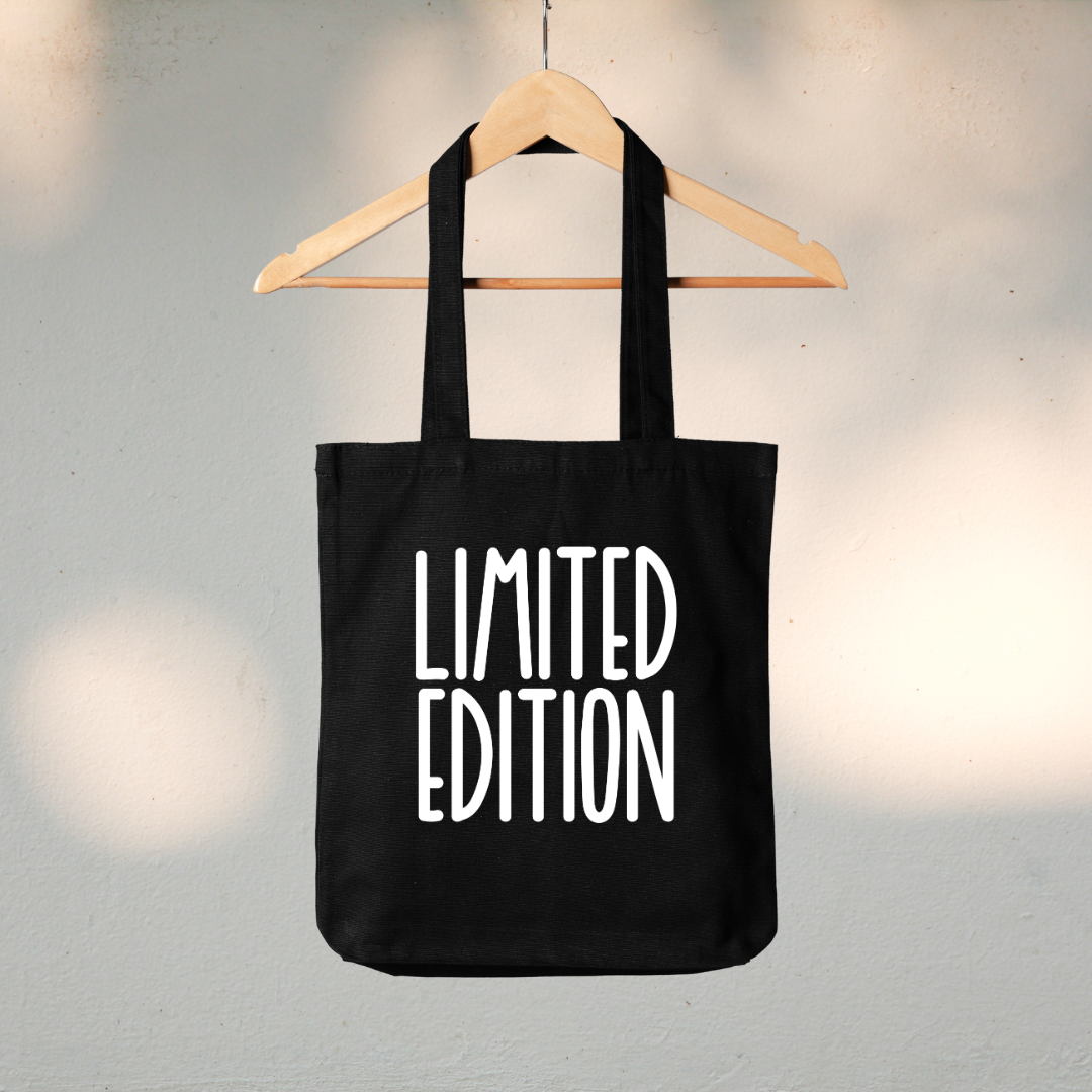 Canvas Tote Bag "LIMITED EDITION" - TinyPrints