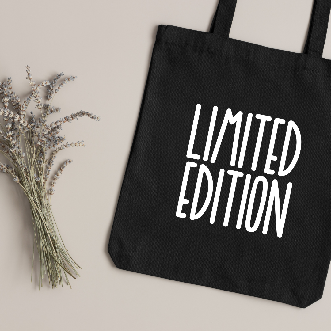 Canvas Tote Bag "LIMITED EDITION" - TinyPrints