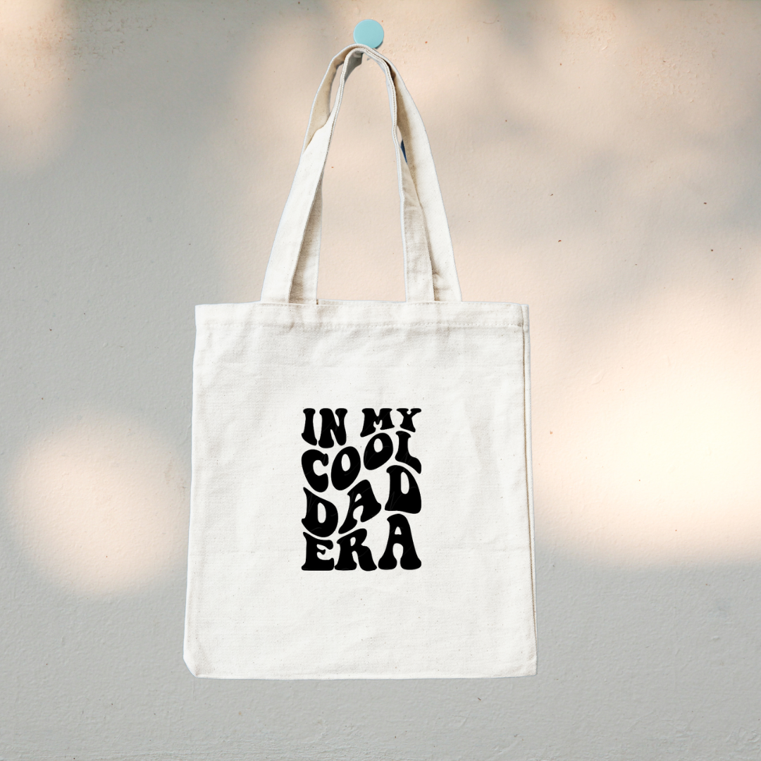 Canvas Tote Bag "In Cool My Dad Era" - TinyPrints