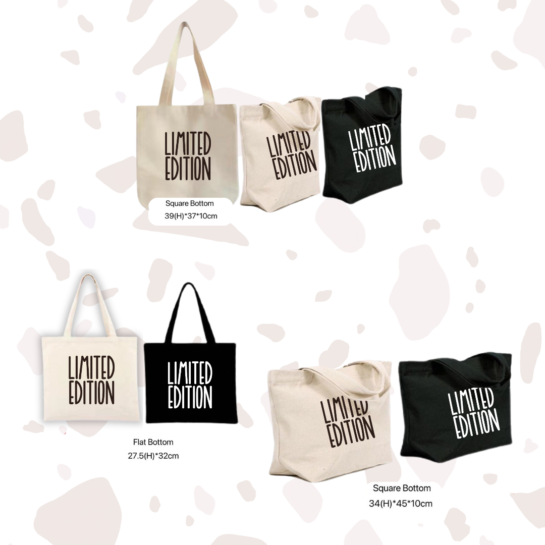 Canvas Tote Bag "LIMITED EDITION" - TinyPrints