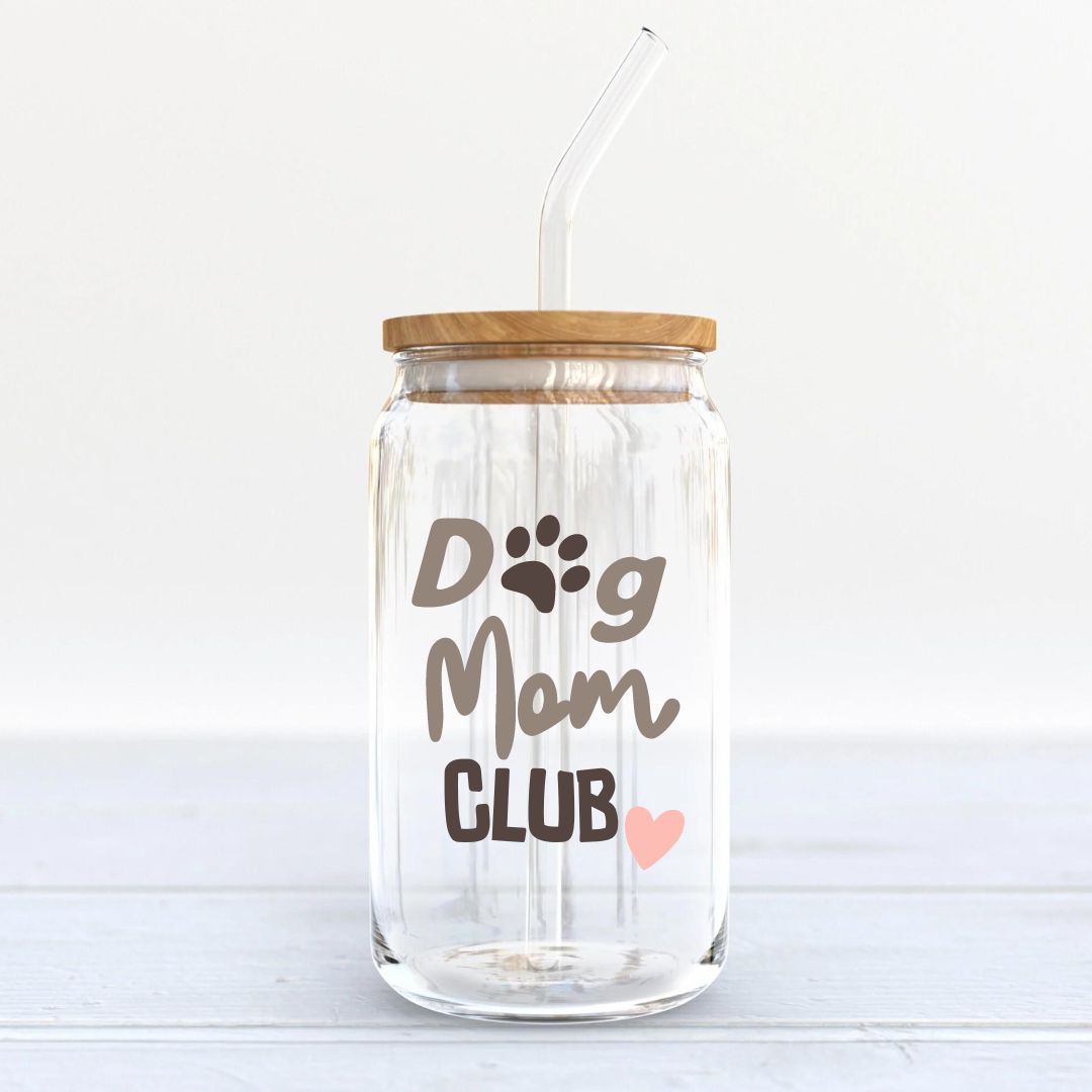 Soda Glass Can "In My Dog Mom Club" - TinyPrints