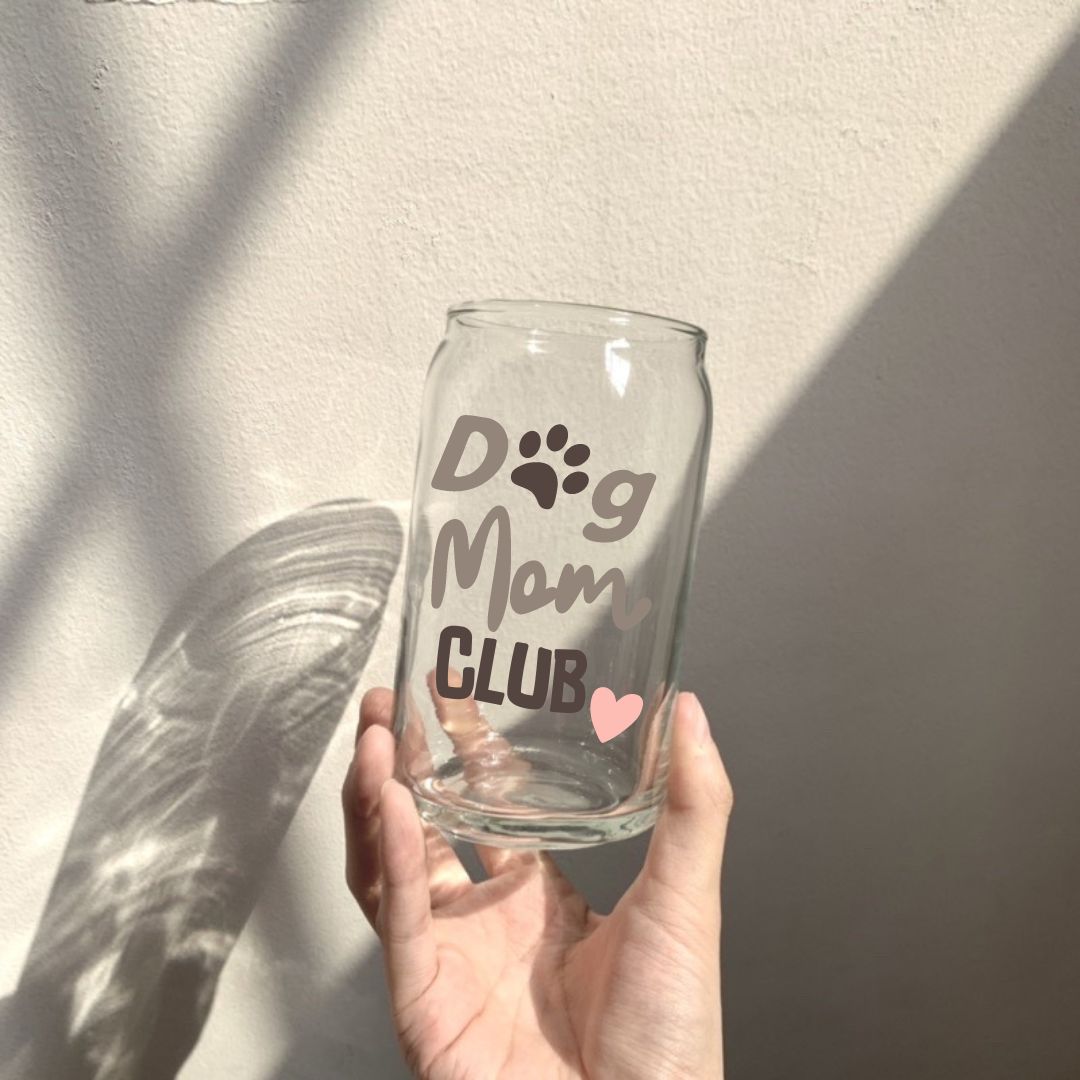 Soda Glass Can "In My Dog Mom Club" - TinyPrints