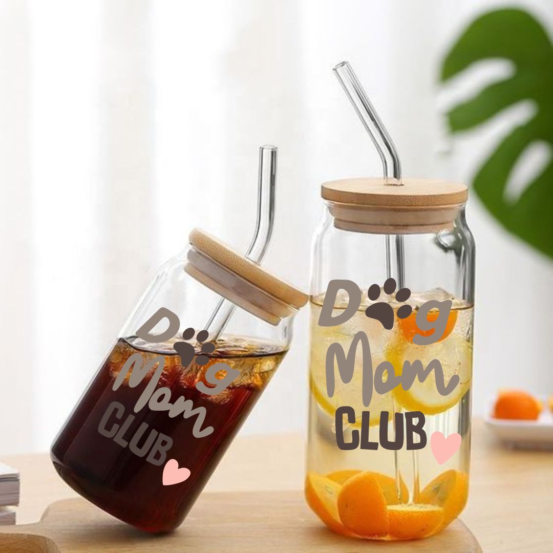 Soda Glass Can "In My Dog Mom Club" - TinyPrints