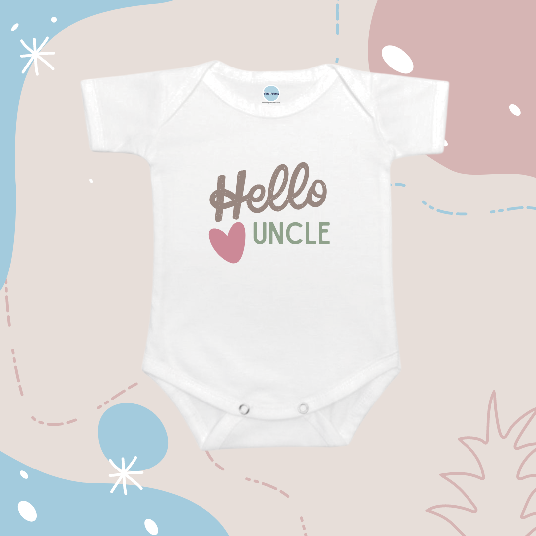 Baby Onesie Romper "Hello" Pregnancy Announcement Set - TinyPrints