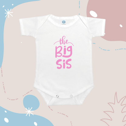 Baby Onesie Romper "The Big Sis" - TinyPrints