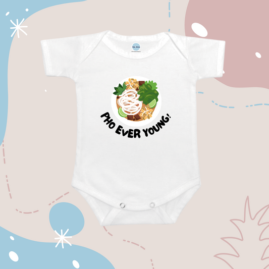 Baby Onesie Romper "Pho Ever Young" - TinyPrints