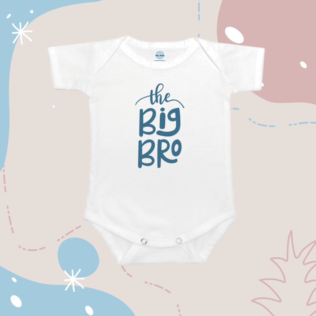 Baby Onesie Romper "The Big Bro" - TinyPrints