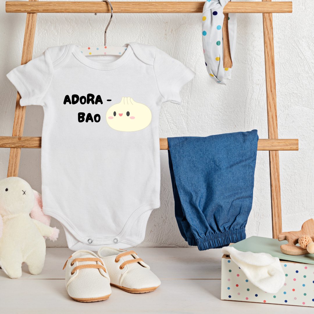 Baby Onesie Romper "Adora Bao" - TinyPrintsTinyPrints