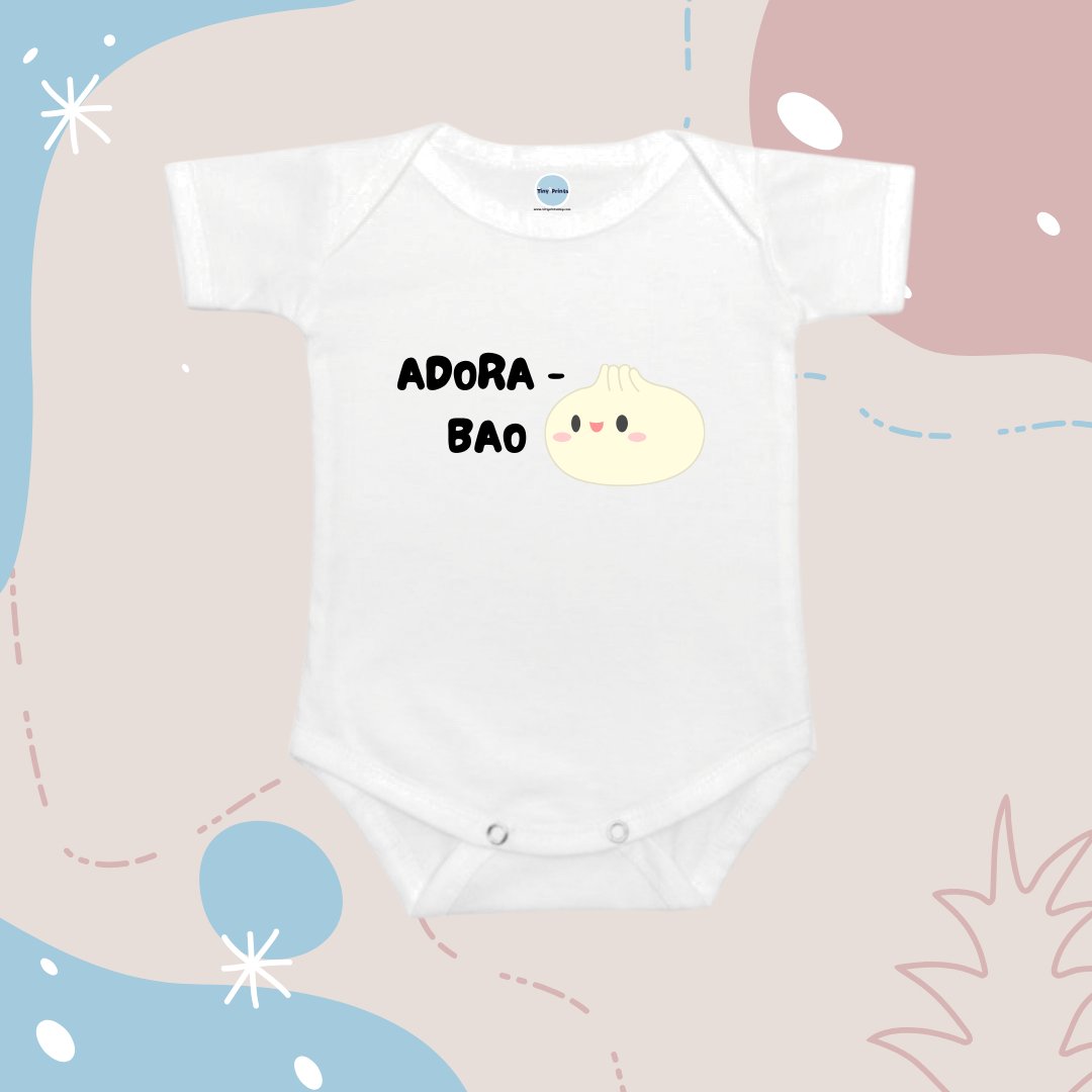 Baby Onesie Romper "Adora Bao" - TinyPrintsTinyPrints