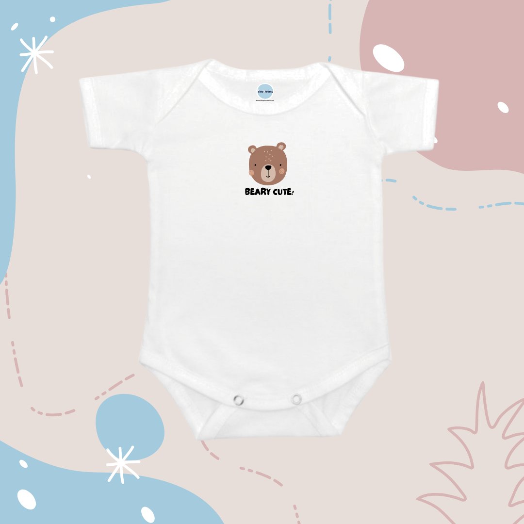 Baby Onesie Romper "Beary Cute" - TinyPrintsTinyPrints