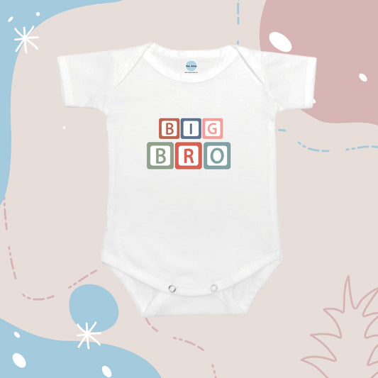 Baby Onesie Romper "Big Bro" - TinyPrintsTinyPrints