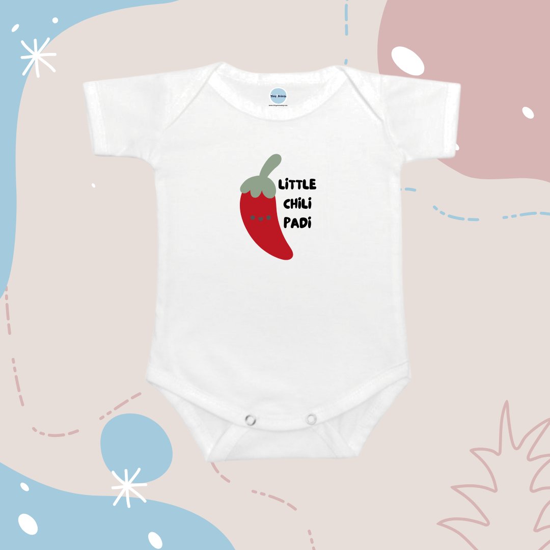 Baby Onesie Romper "Little Chili Padi" - TinyPrintsTinyPrints